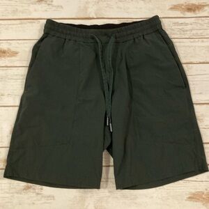 lululemon athletica Men's Dark Green Drawstring Athletic Shorts